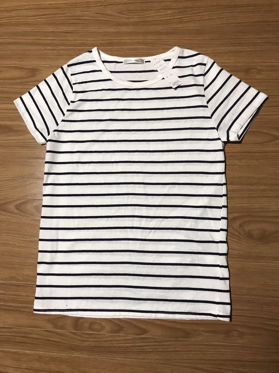 新品！半袖ボーダーTシャツ★綿100％　LL_画像1