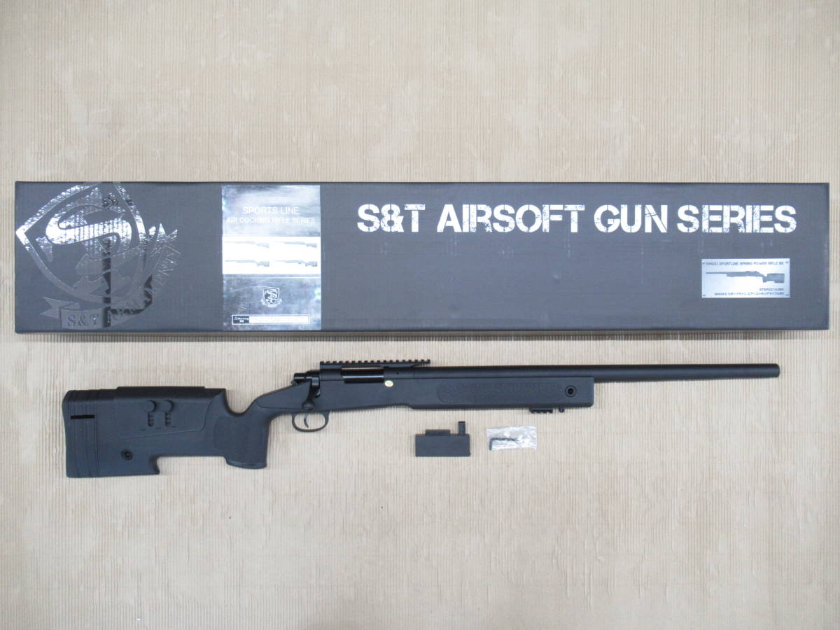 ST ボルトアクションエアーライフル M40A3(ブラック)スポーツライン新品未使用品 Remington刻印有り (ST-SPG-21A3) 