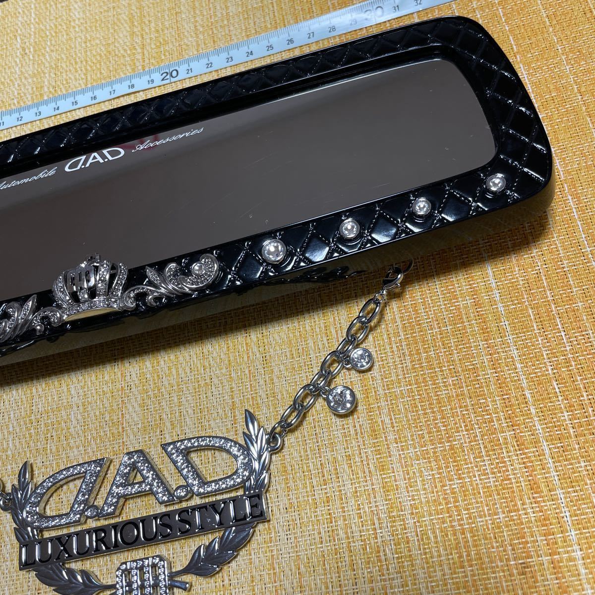 ホワイトブラウン 定価5万円超え!ギャルソンDAD 王冠ミラー、ミラー
