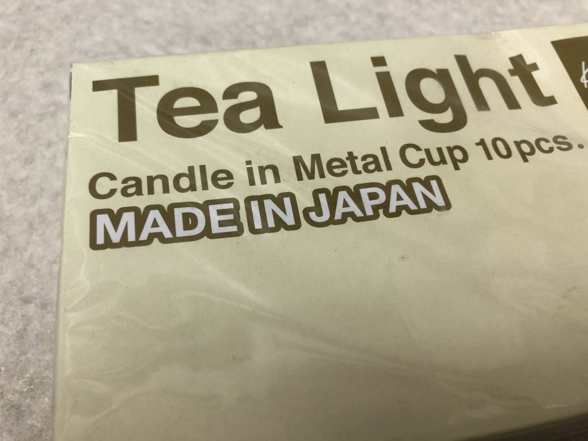 【A-6】　　カメヤマキャンドル Tea Light 10個入り 未使用_画像3