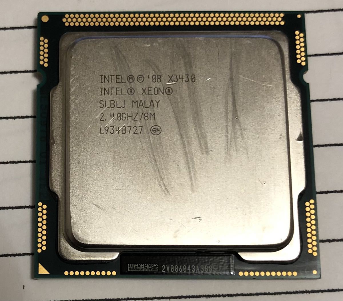 Intel Xeon 08 X3430 2.40GHz