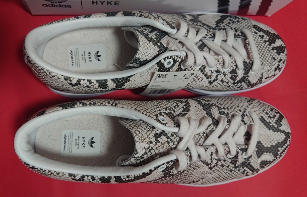 未使用品】HYKE × adidas パイソン柄 US9.5 27.5cm アディダス
