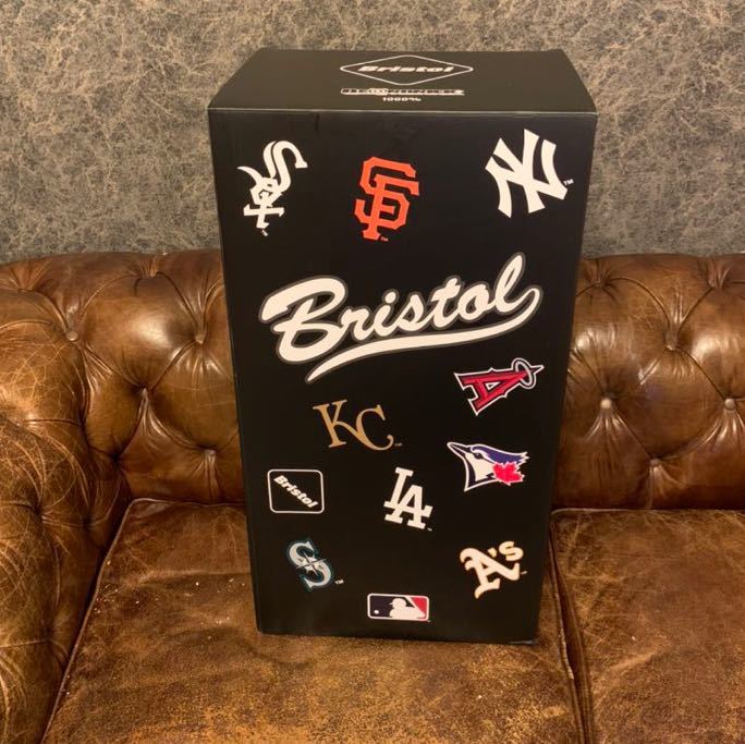 F C Real Bristol BE@RBRICK MLB 1000% 黒 ベアブリック｜Yahoo!フリマ