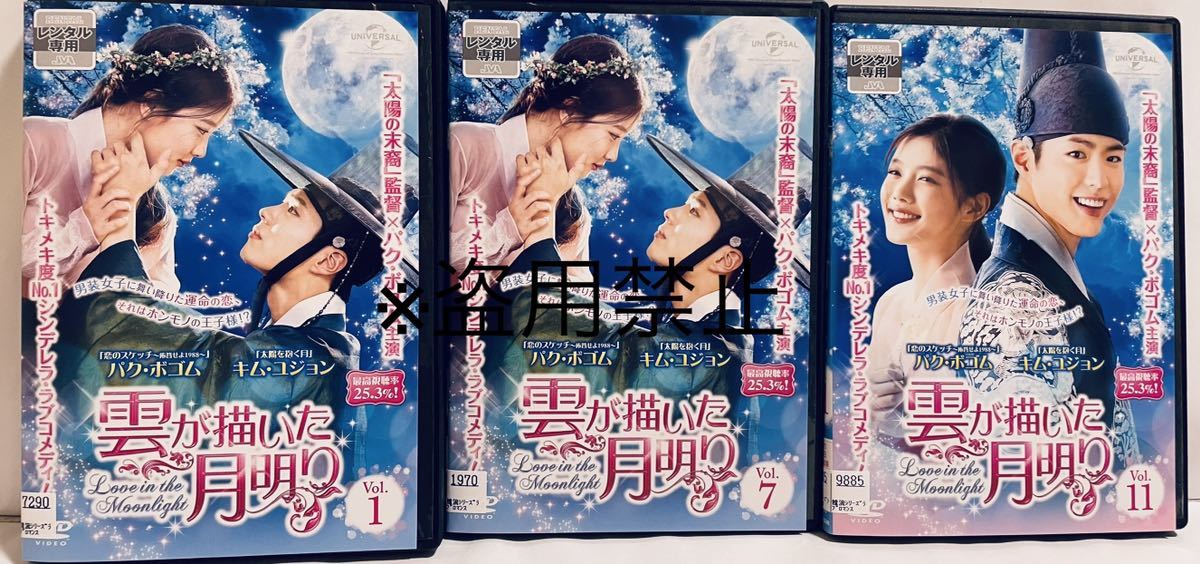 雲が描いた月明り　全14巻　レンタル版DVD　韓国ドラマ　全巻セット　パク・ボゴム