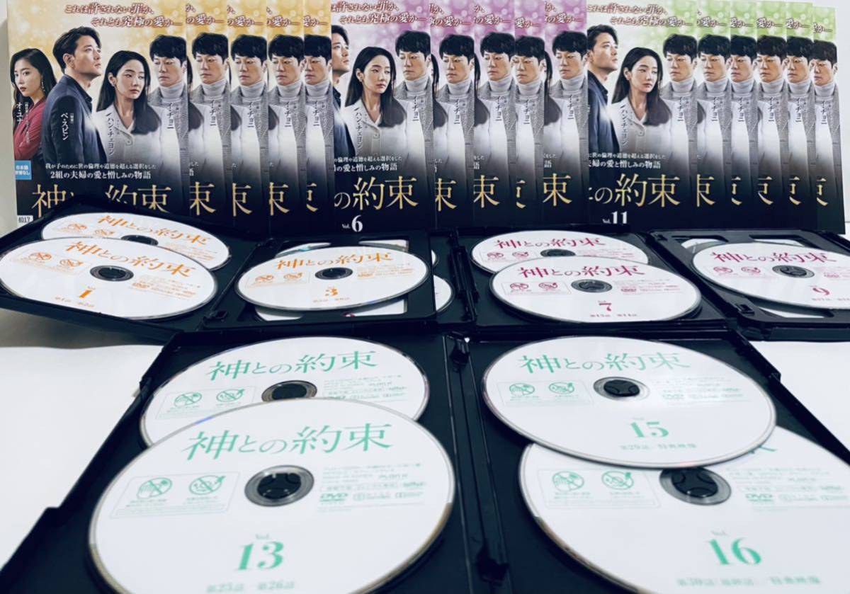 神との約束　日本版　全１６巻　レンタル版DVD 全巻　韓国ドラマ