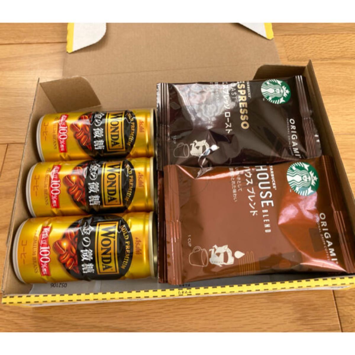 【コーヒーまとめ売り】スターバックスオリガミ ORIGAMIドリップ8袋+金の微糖3缶