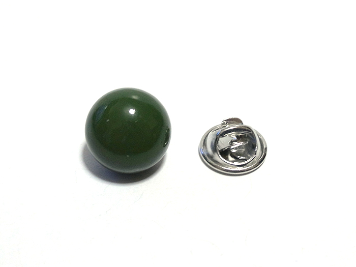【ラペルピン★ピンズ】エナメル　深緑　ダークグリーン　装飾　pin-0456-2_画像1