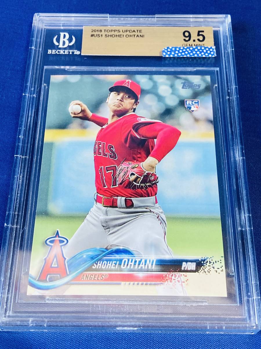 本日まで】topps 大谷翔平 ルーキーカード 鑑定済み BGS9.5