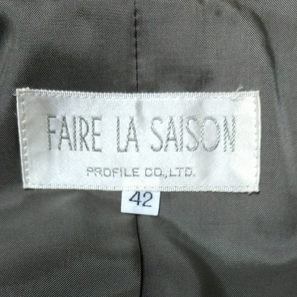 FAIRE LA SAISON カシミヤ100% サイズ42 レディースジャケット｜PayPay