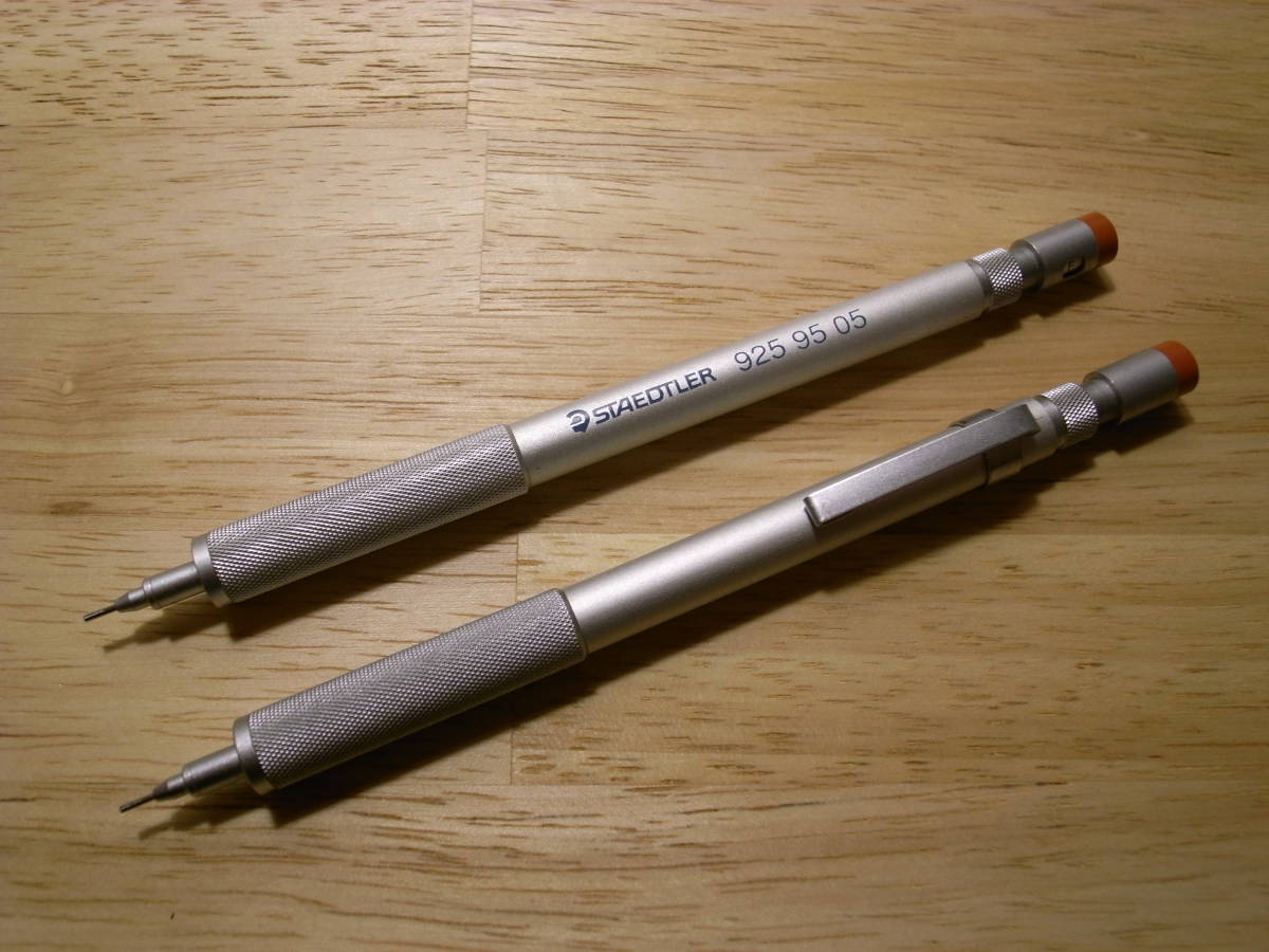 STAEDTLER ステッドラー 925 95 05 レア ロゴなし ロゴあり 旧ロゴ 旧モデル シャープペンシル 0.5mm 廃番 ヴィンテージ セット