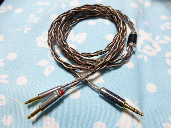 TAGO STUDIO TAKASAKI T3-01 T3-03 ケーブル MOGAMI 2799 八芯 ブレイド編み 3.5mm3極 (2.5mm4極 対応可) MDR-Z7 HiFiMAN SUNDARA ANANDA