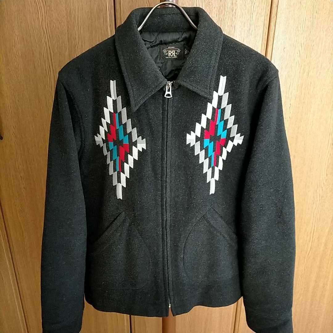 Yahoo!オークション - RRL チマヨ柄刺繍 ウールブルゾン Yahoo!オークション - RRL チマヨ柄刺繍 ウールブルゾン