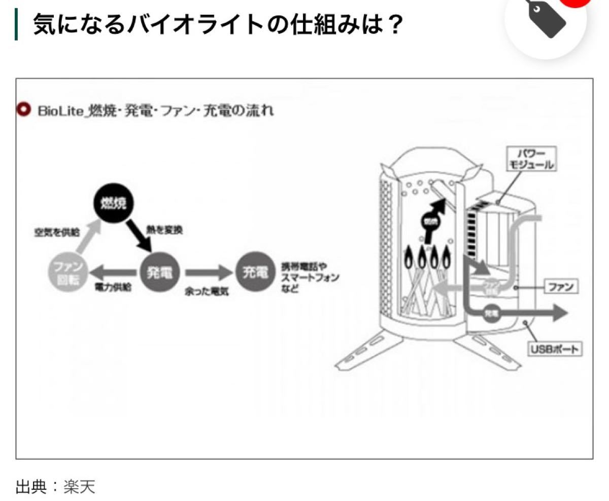 バイオライト　キャンプストーブ バイオライト BioLite