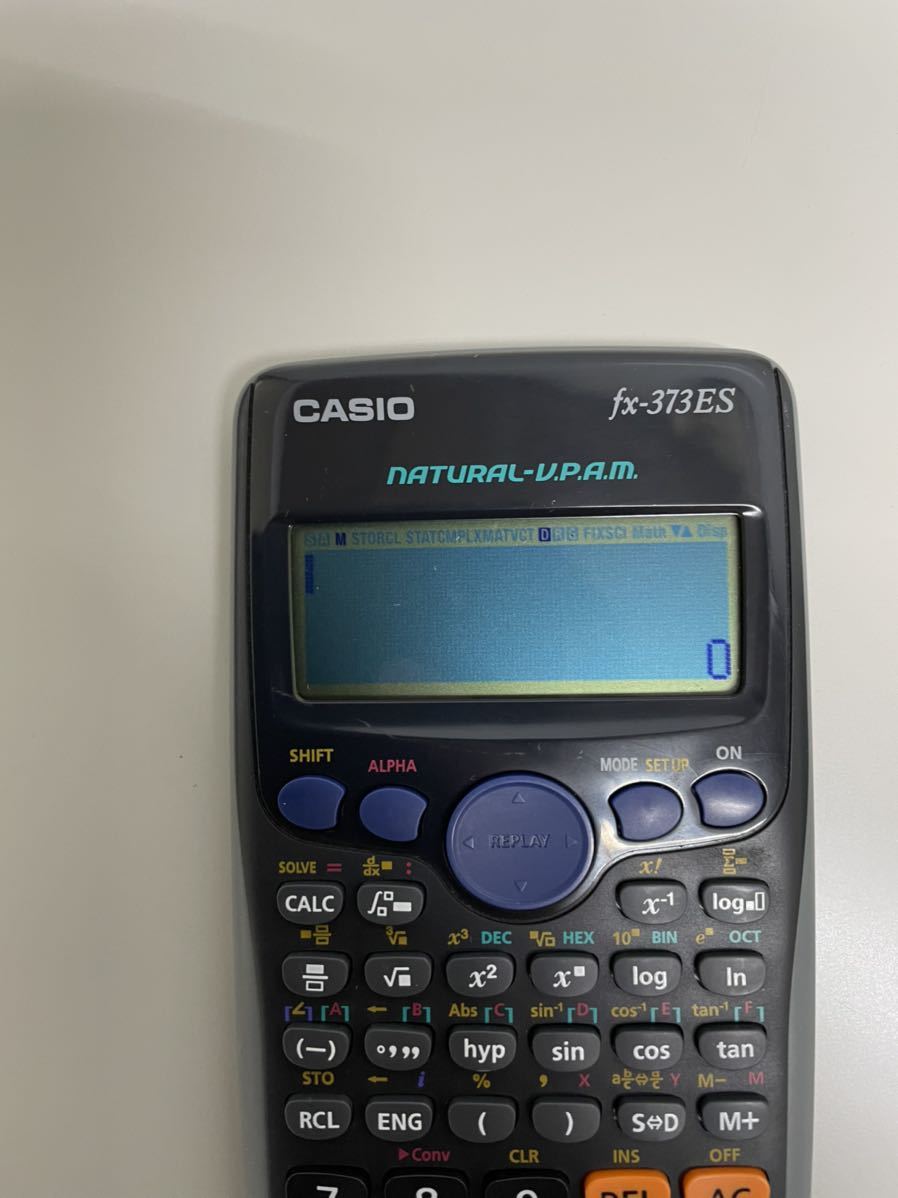CASIO Casio scientific calculator fx-373ES science count for high school large student.. multifunction used operation goods 