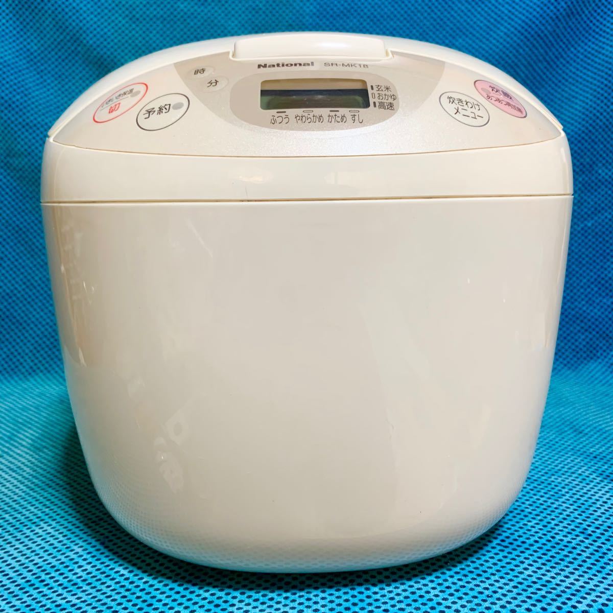 National 電子ジャー炊飯器 1升炊き 1.8L SR-MK18 白 電気ヒーター ナショナル マイコン炊飯器