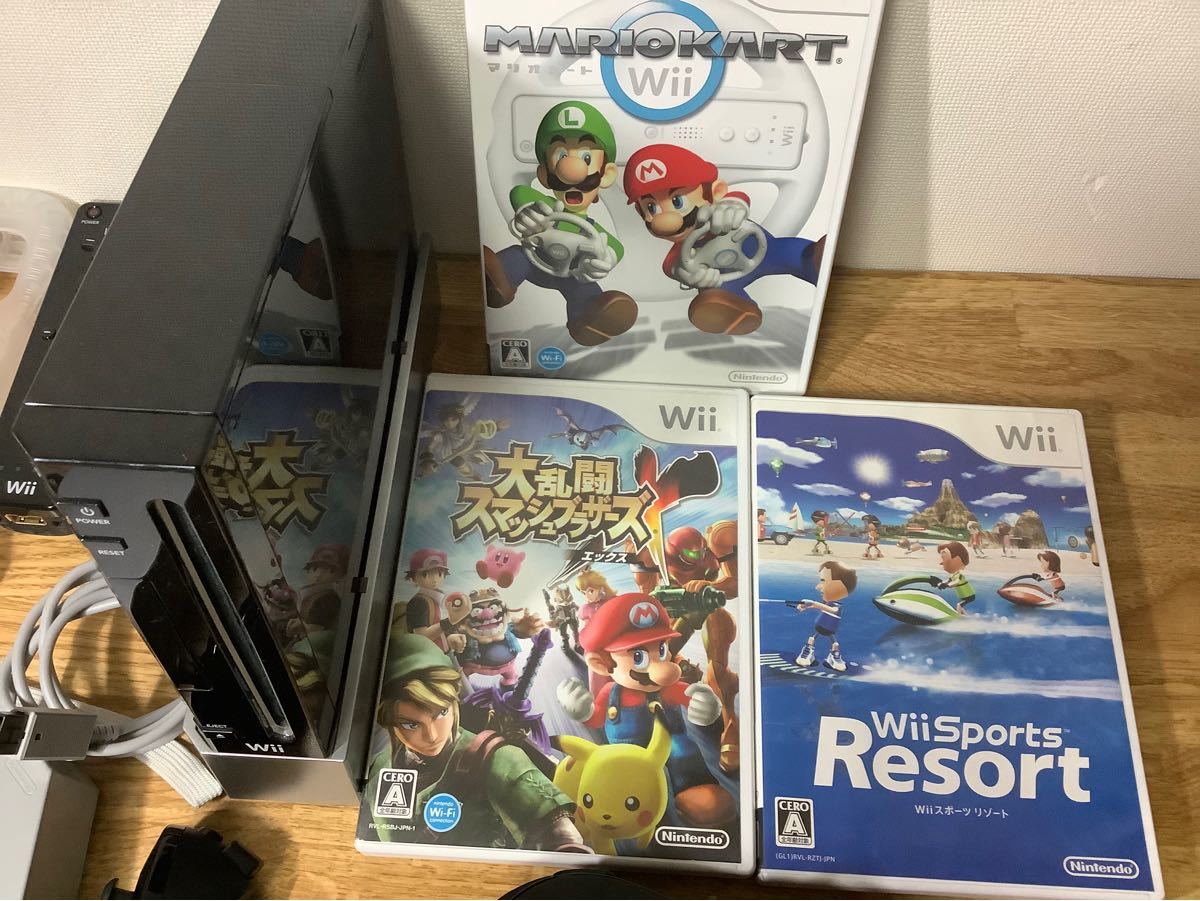 Wii本体＋ソフト3本付きセット