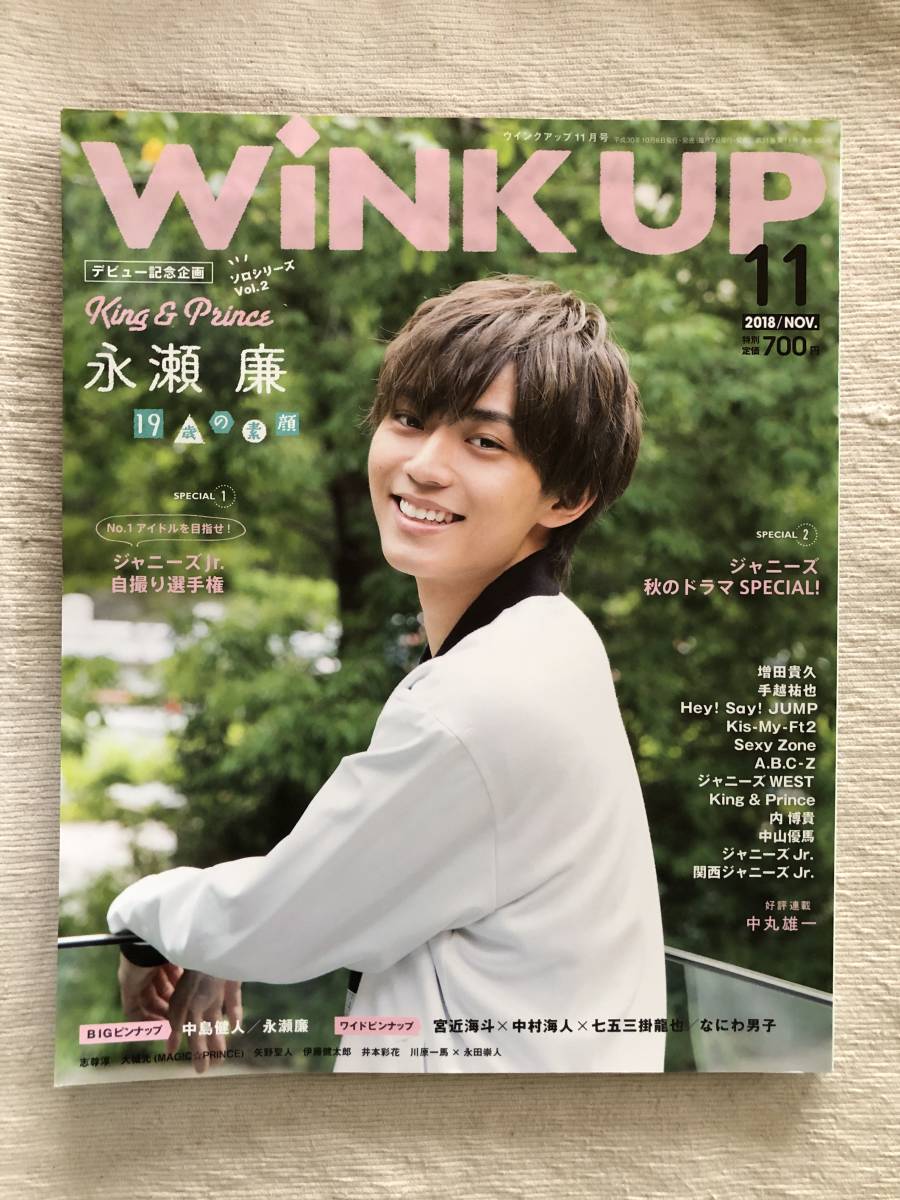 『wink up』　2018年11月号