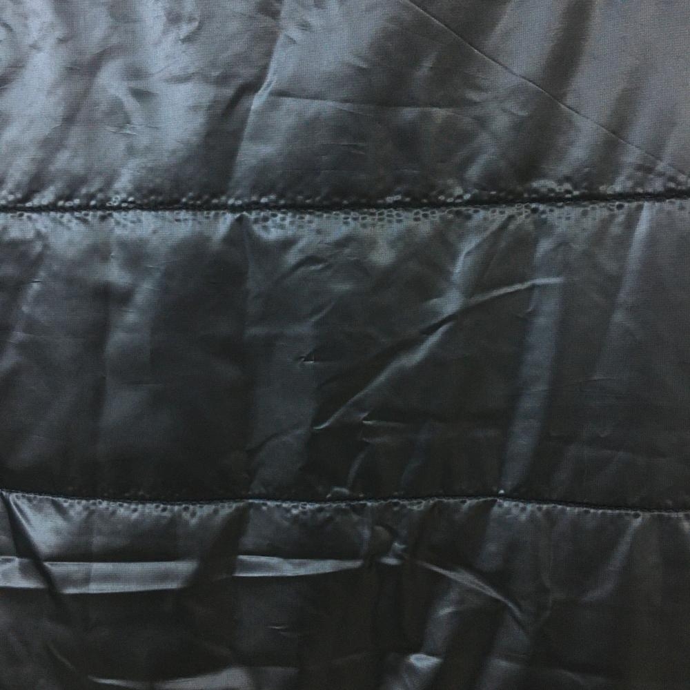 TIGORA ティゴラ 中綿半袖ワンピース 黒×ピンク ダブルジップ 異素材 