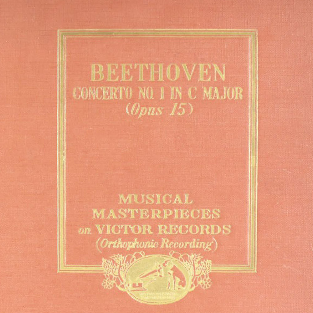 Victor/ BEETHOVENベートーヴェン・ピアノ協奏曲第一番ハ長調 concerto no.1 in c major (Opus 15) 5枚組 レコード【34203106】中古_画像2