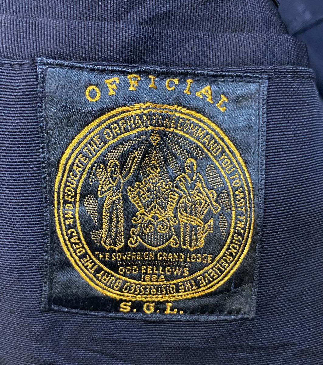 貴重 美品 英国製 1940s Odd Fellows ヴィンテージ FLT オッド
