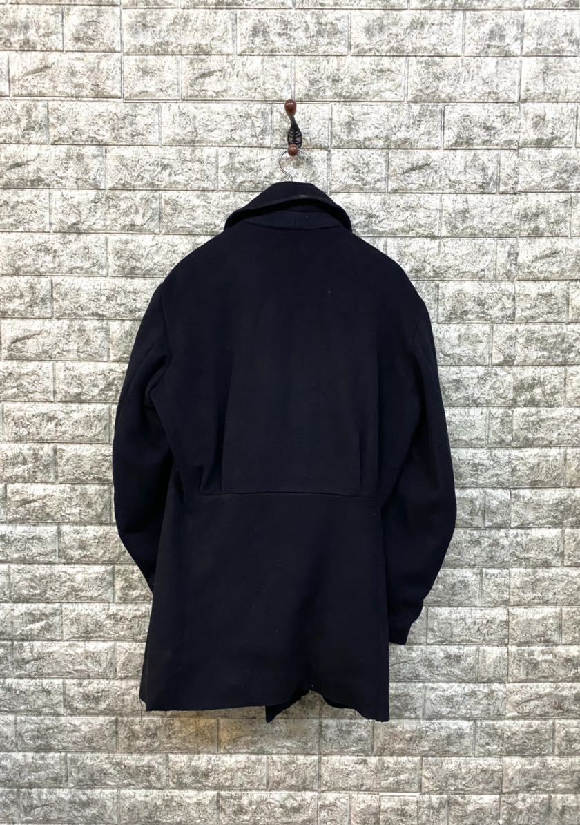 貴重 1950s Britesh P-Coat イギリス軍 ポリスマン 実用品 ヴィンテージ ピーコート ダブル ウールコート グレートコート ウェールズ軍 60s