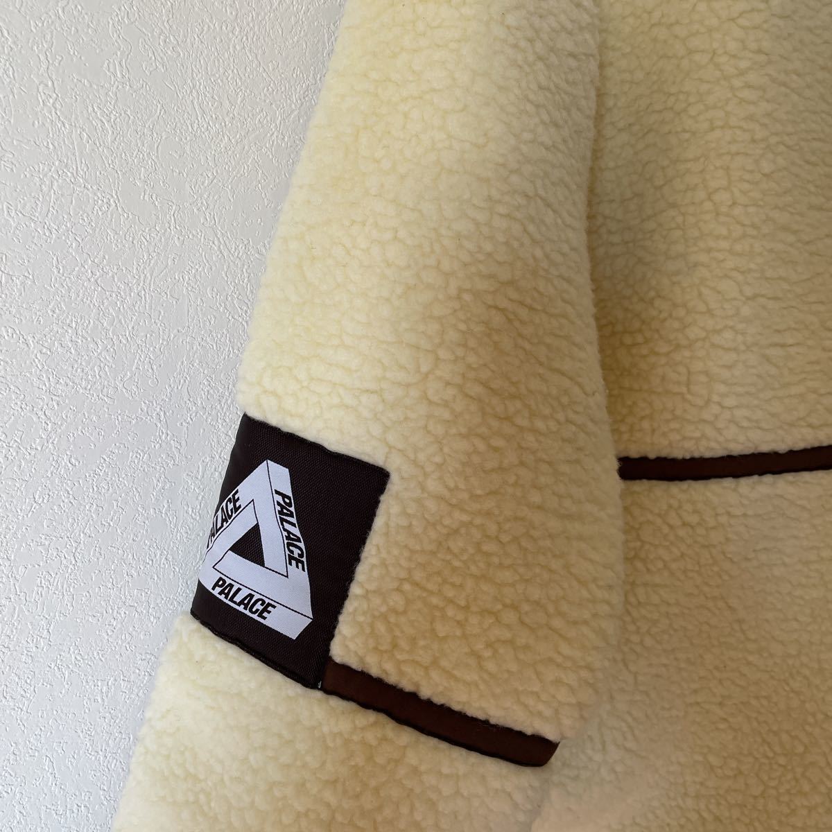 パレススケート Palace Sherpa Flight Jacket Natural/Brown サイズM