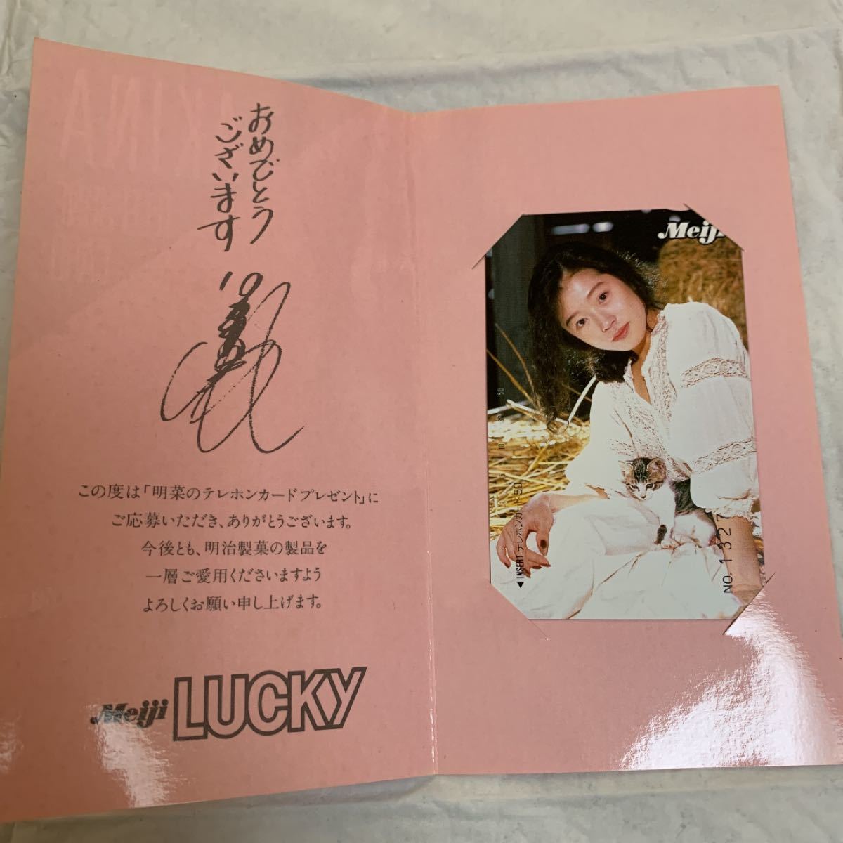 中森明菜さんのテレホンカード | bedouingardenvillage.com