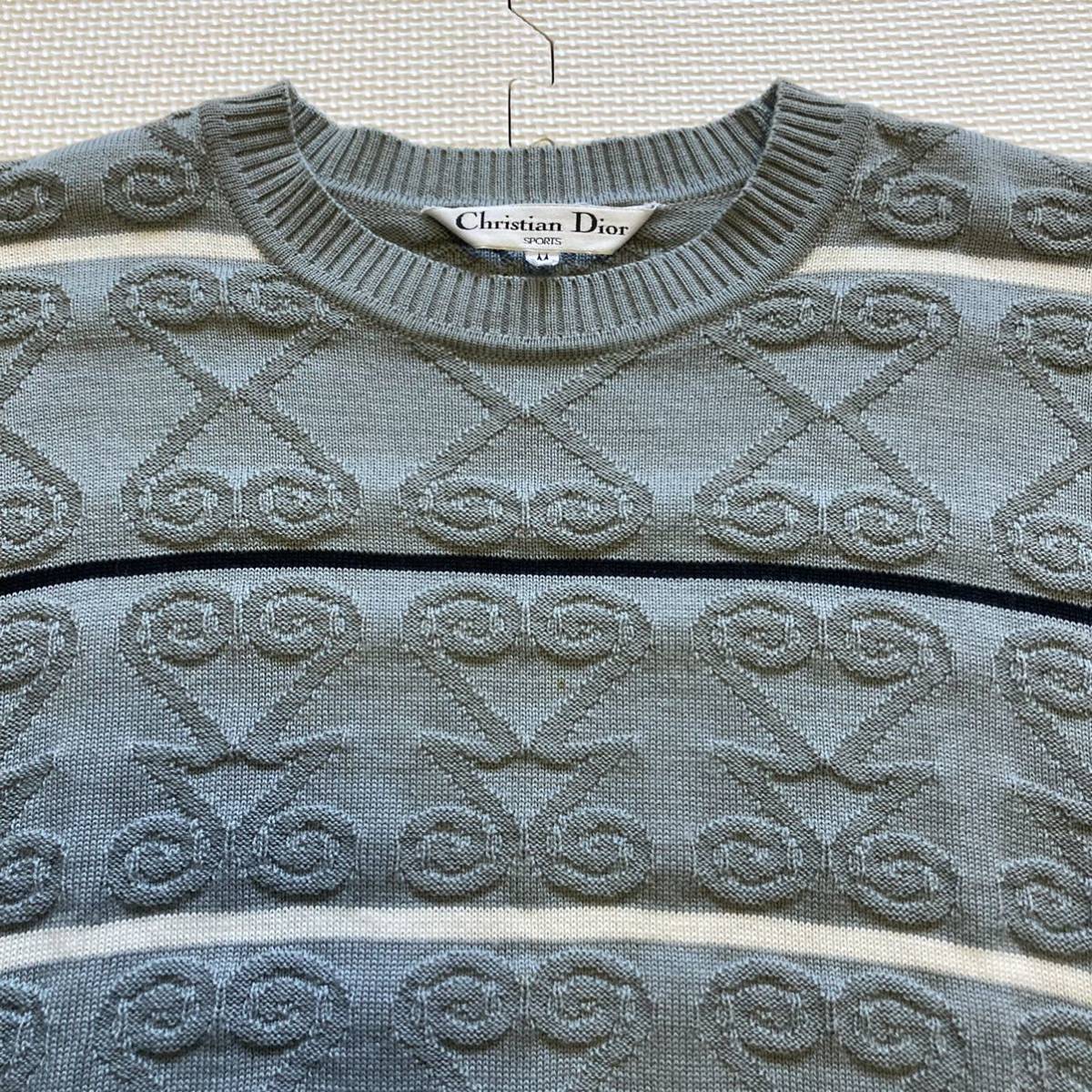 Christian Dior クリスチャンディオール スポーツ ウール セーター Mの画像3