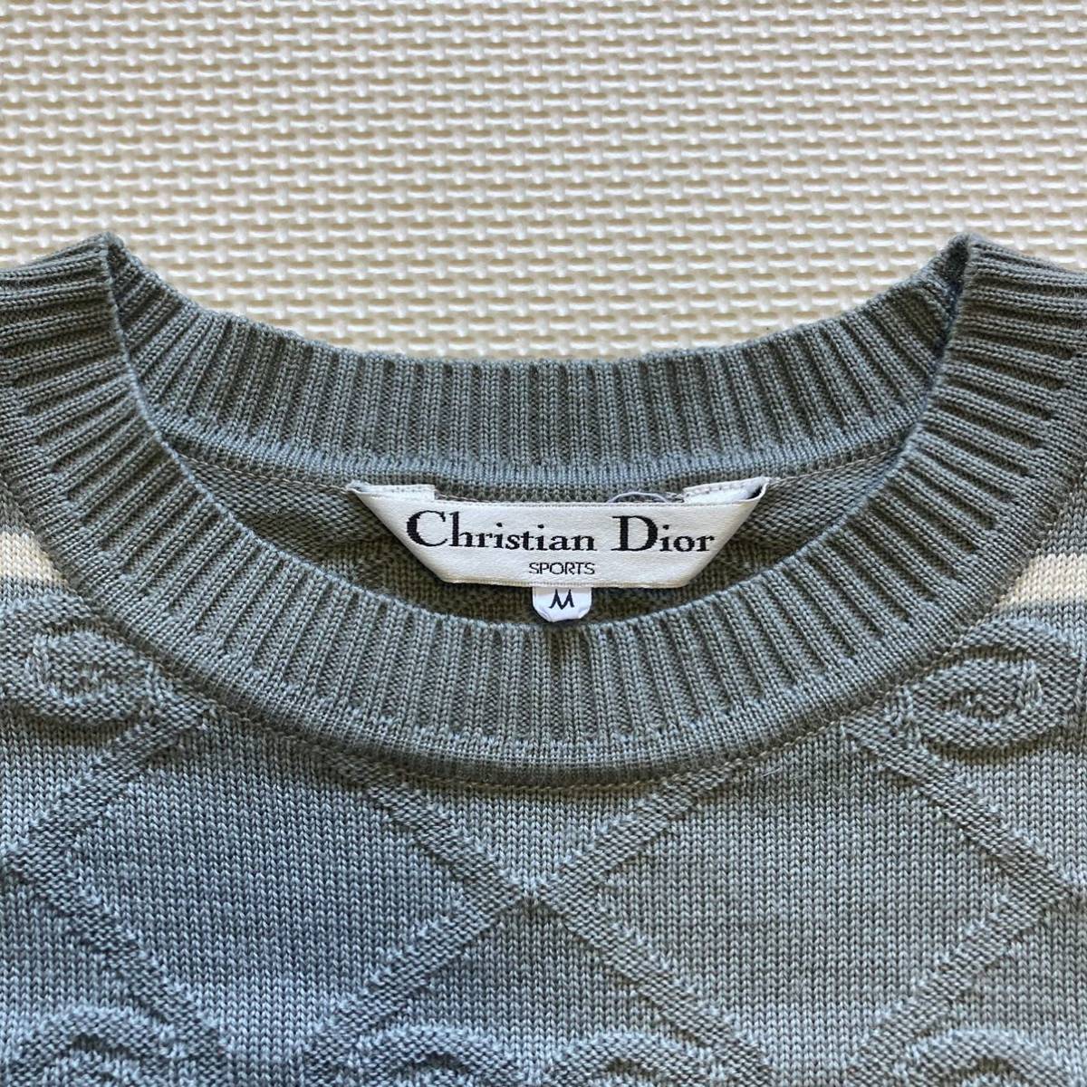 Christian Dior クリスチャンディオール スポーツ ウール セーター Mの画像4