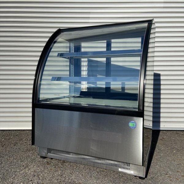 美品 動作品 RIT 対面冷蔵ショーケース ラウンド型 RITS-126T W90×D68
