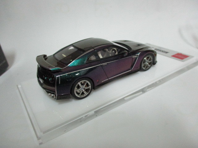 即決 メイクアップ アイドロン EM419SC 30台限定 1/43 ニッサン GT-R(R35) 2017 TE037ホィール・バージョン アンドロメダ_画像4