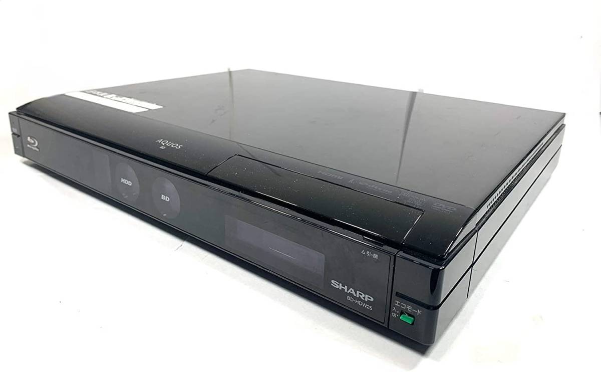 限定版 シャープ BD-HDW25 AQUOS ブルーレイレコーダー 2チューナー 500GB - シャープ - labelians.fr