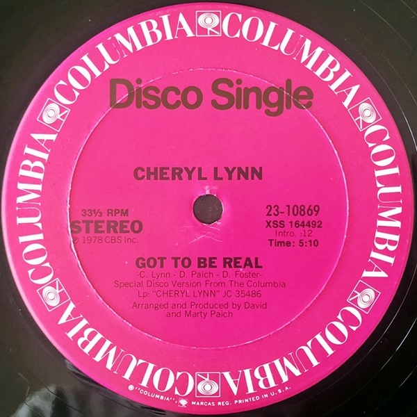【Disco 12】Cheryl Lynn / Got To Be Real_画像1