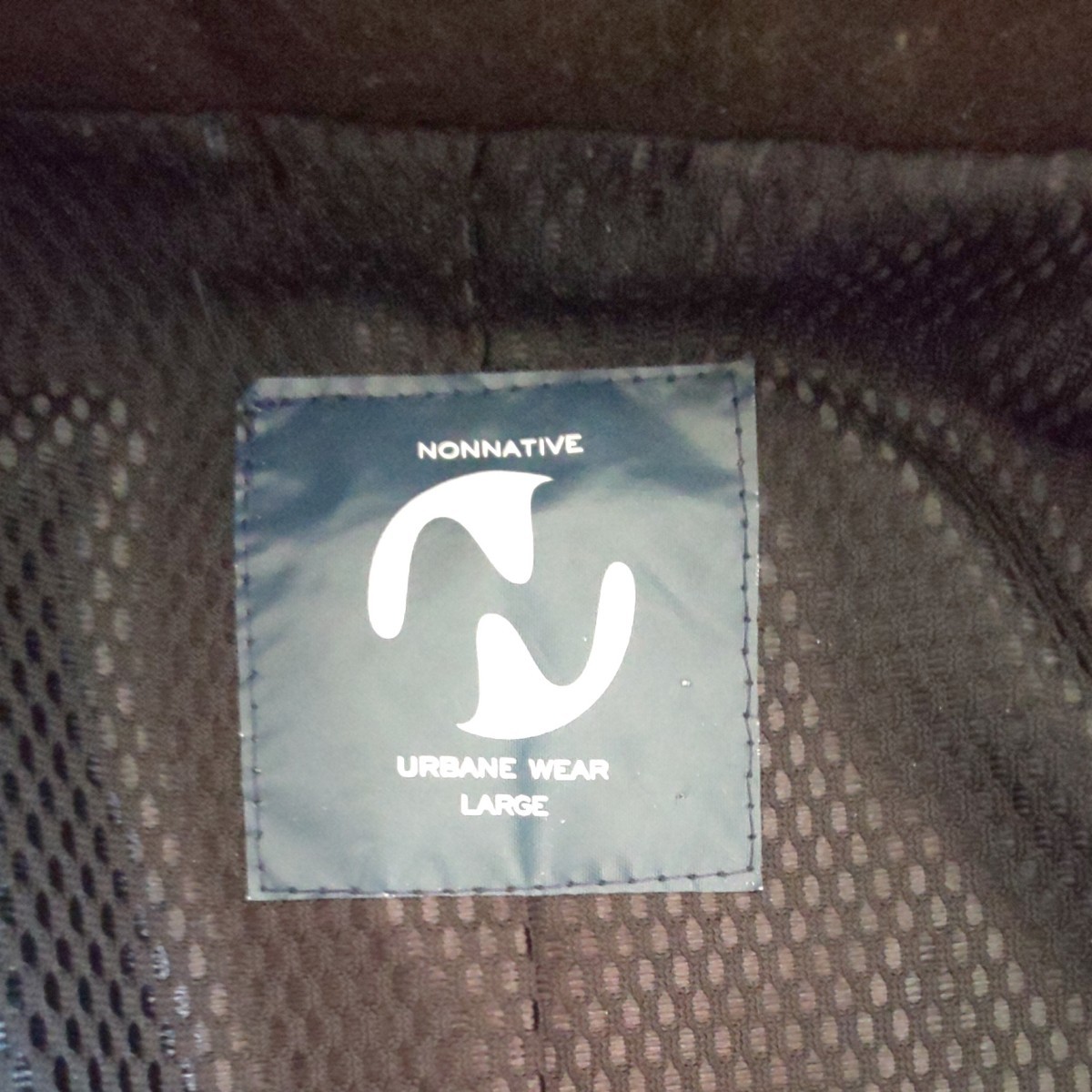 ノンネイティブ メルトンウールコート ラージ カーキ nonnative