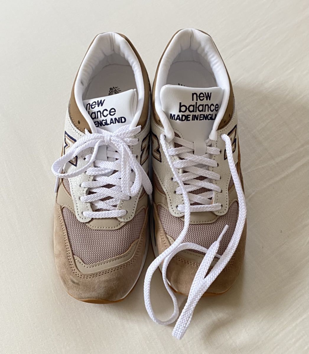 NEW BALANCE M1500SDS DESERT PACK BEIGE/WHITE MADE IN ENGLAND ニューバランス M1500  ベージュ/ホワイト UK製 US8 26 箱付き 送料込み