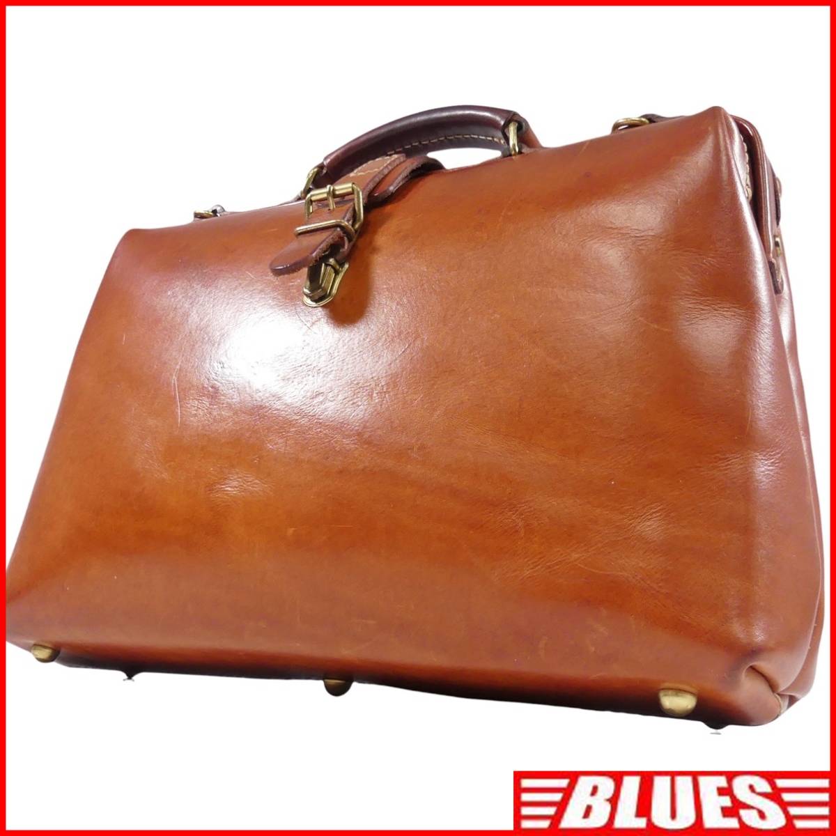  prompt decision * made in Japan HERZ* all leather Dulles bag hell tsu men's tea Camel original leather business bag real leather bag commuting dokta- bag business trip bag 