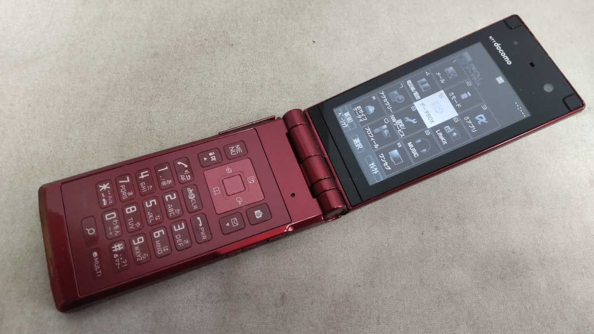 docomo FOMA F-04A #DG3177 FUJITSU Fujitsu galake- мобильный телефон простой подтверждение рабочего состояния & простой чистка & первый период .OK суждение 0