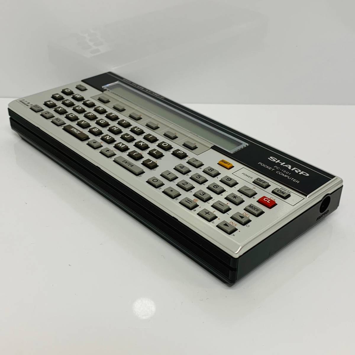 ●値下げ レア SHARP PC-1501 シャープ ポケットコンピューター 希少 ポケコン 8bit CPU(LH5801) 関数電卓 BEEP機能 ソフトカバー付 S49_画像3