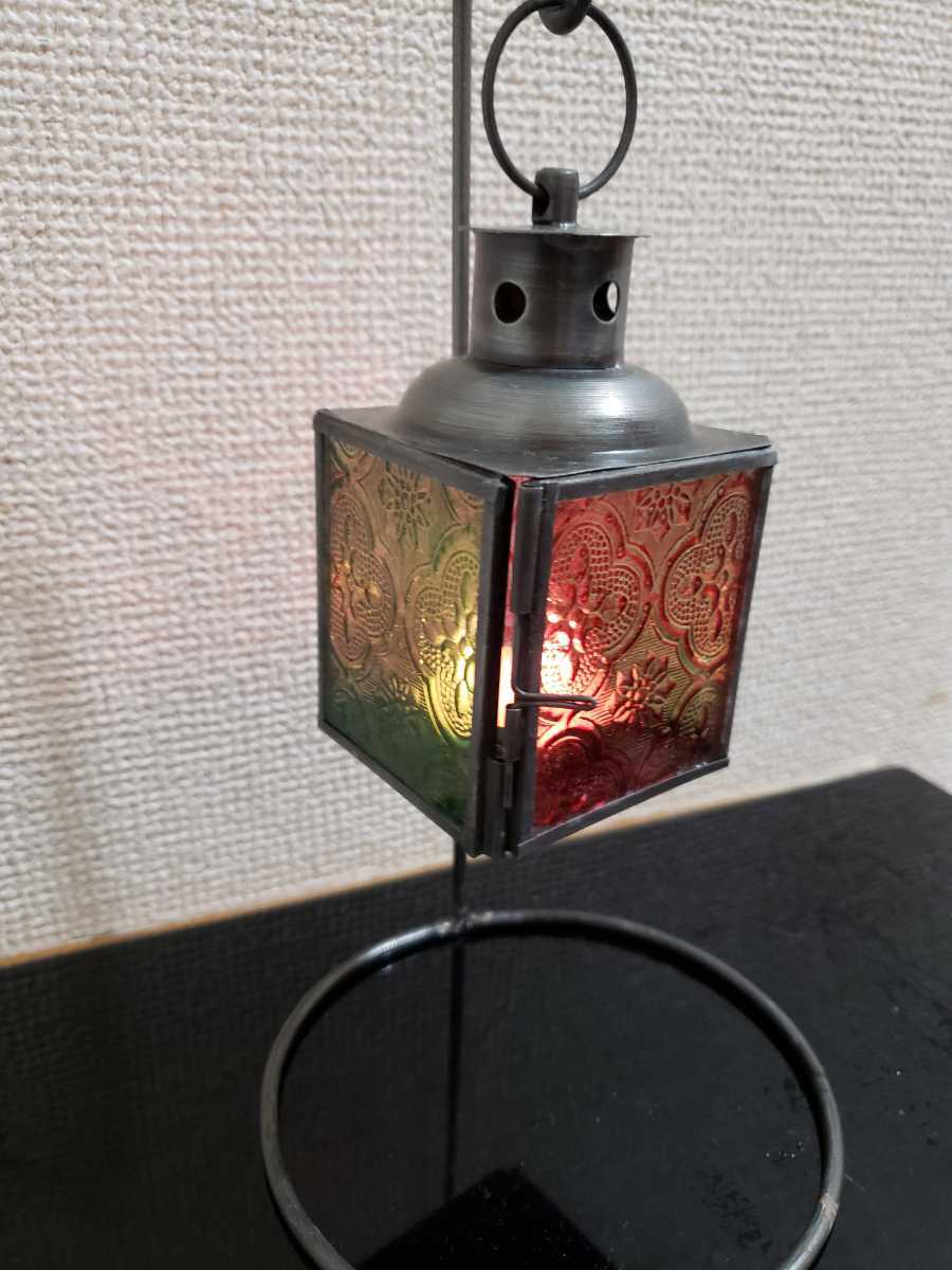 ◆吊りランプ 行燈 外灯 キャンドルライト 照明 アンティーク キャンプ ロウソク