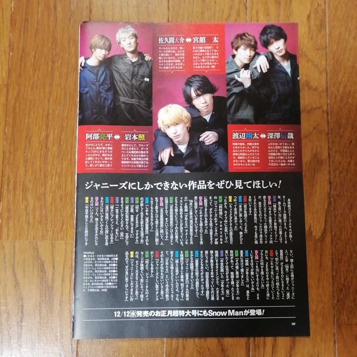 全国総量無料で 阿部亮平 切り抜き SODA ソーダ 2023年 3月号 impressio.de