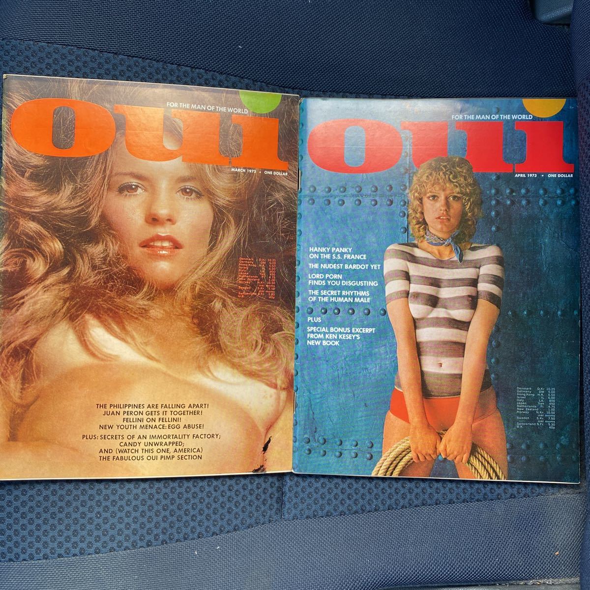 ウイ oui 1973年 12冊まとめセット(1~12月号)/海外雑誌/女性/成人