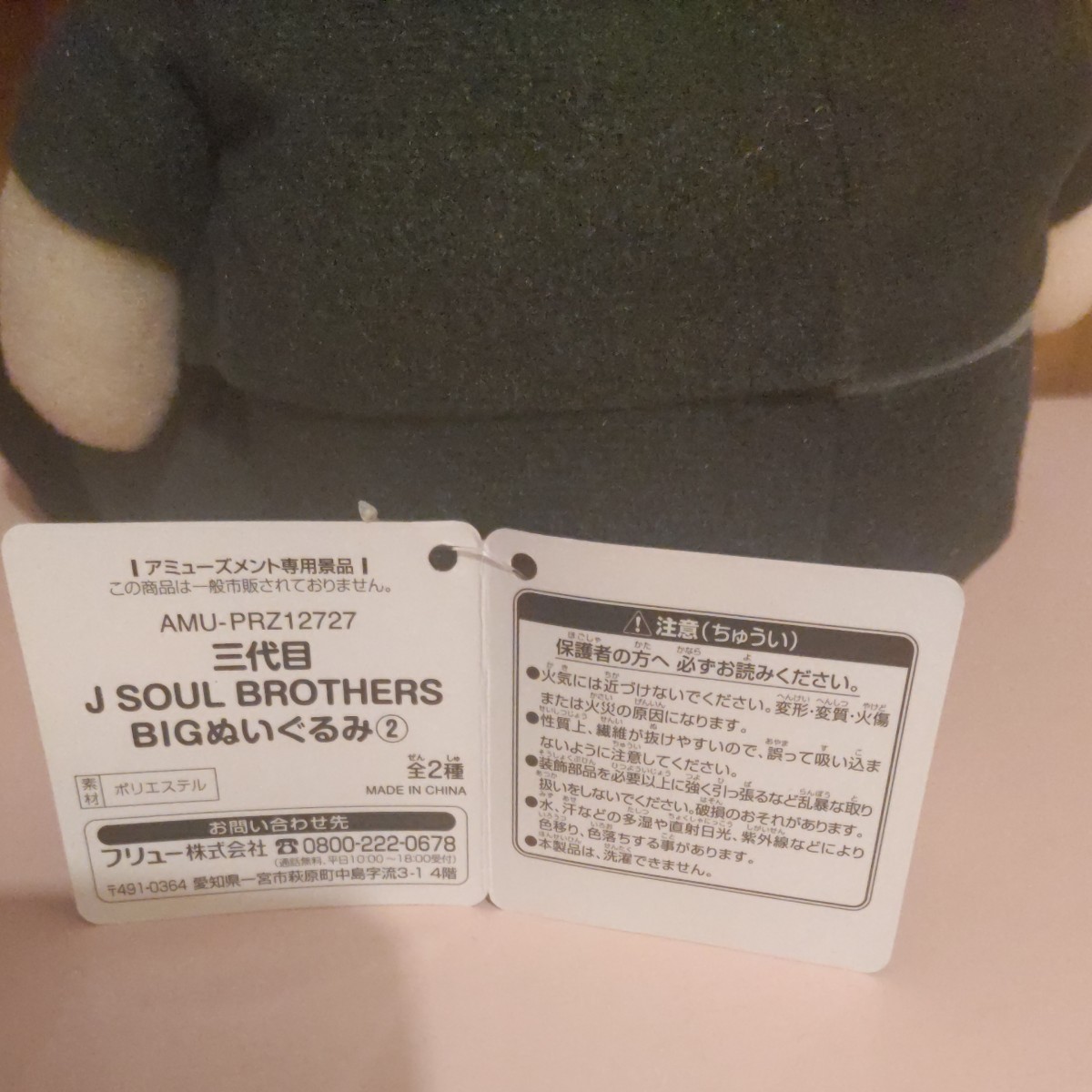 三代目 J SOUL BROTHERS 岩田剛典 BIGぬいぐるみ ビッグぬいぐるみ 約28cm ぬいぐるみ