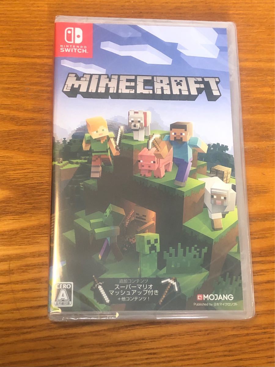 Switch マインクラフト Minecraft シュリンク付新品未開封