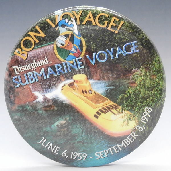 86％以上節約 ディズニー ドナルド 缶バッジ SUBMARINE VOYAGE ディズニーランド 非常に高い品質 1998年 USA キャスト限定
