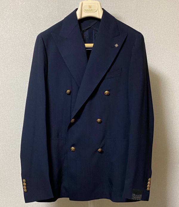 美品 タリアトーレ ジャケット 金ボタン ダブル仕様 44 ウール