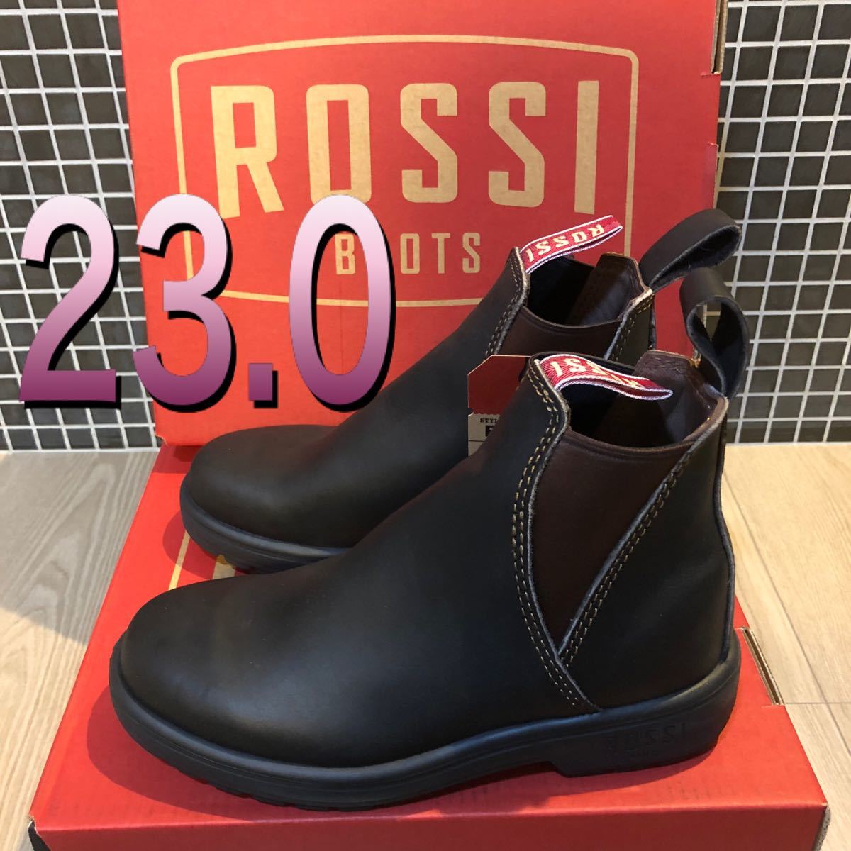 EU36【新品未使用】Rossi boots サイドゴアブーツ