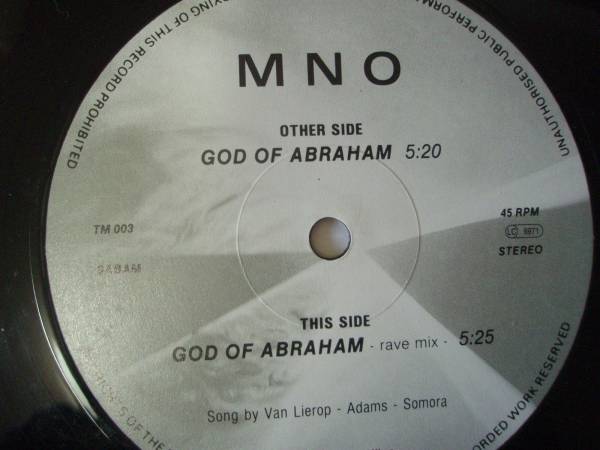 M.N.O. - God Of Abraham ★ ジュリアナ系 12” t*si