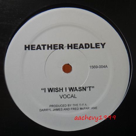 DFA REMIX！HEATHER HEADLEY/I WISH I WASN'T_画像1