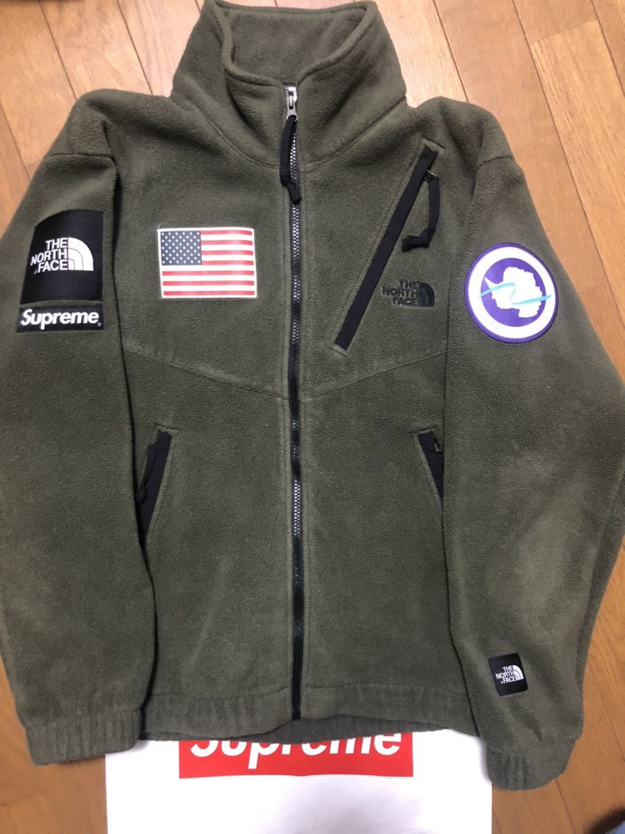 supreme 17ss north face fleece jacket M Trans Antarctica Expedition Fleece Jacket シュプリーム ノースフェイス アンタークティカ_画像1