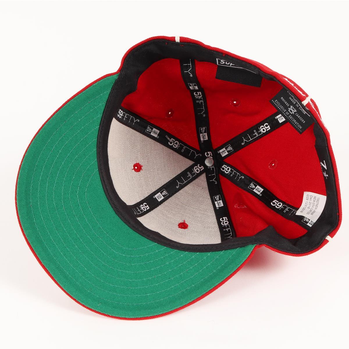 Supreme シュプリーム NEW ERA パイピング BOXロゴ ベースボール